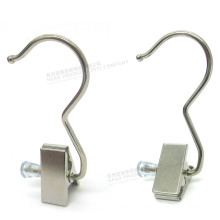 85cm Mini Clip Shiny Metal Laundry Shoes Hangers